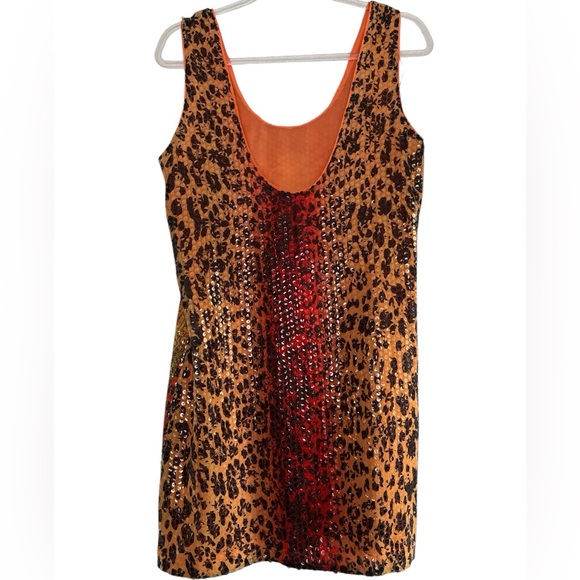 NWT Versace x H&M Stampa Sequin Sunset Mini Dress - Picture 7 of 12